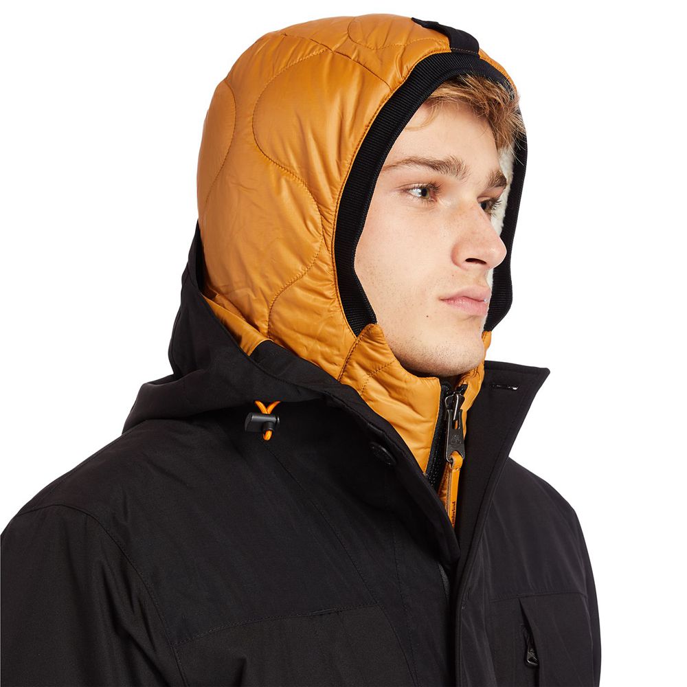 Geaca Timberland Barbati Negrii - Outdoor Heritage Ecoriginal Parka With Dryvent™ Technology - Roman